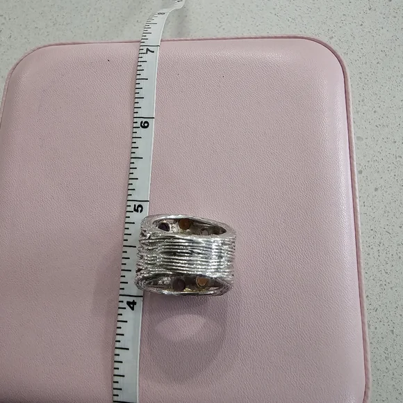 Custom Made Organic Style Sterling Silver Ring - Picture 8 of 10